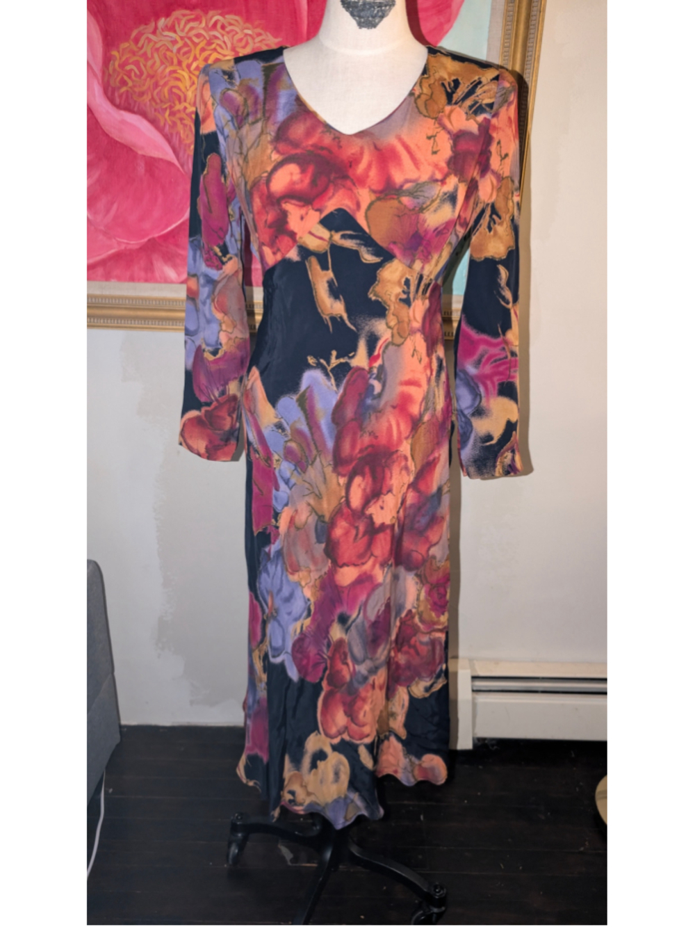 Stunning vintage Carole Little midi Dress